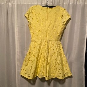 Fit and Flair Yellow Charlotte Russe Dress